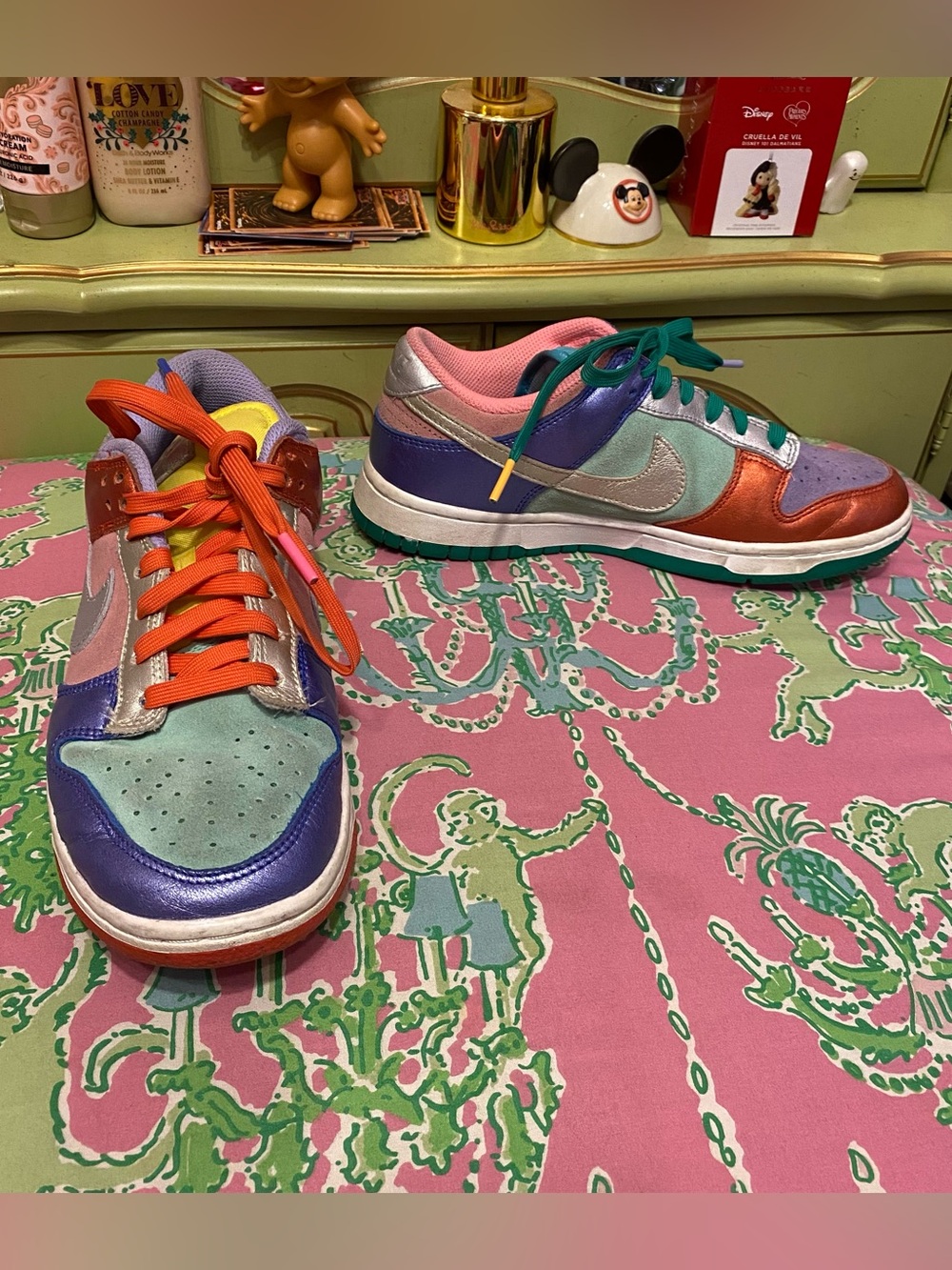Nike Sunset pulse dunk low shoes size 8.5